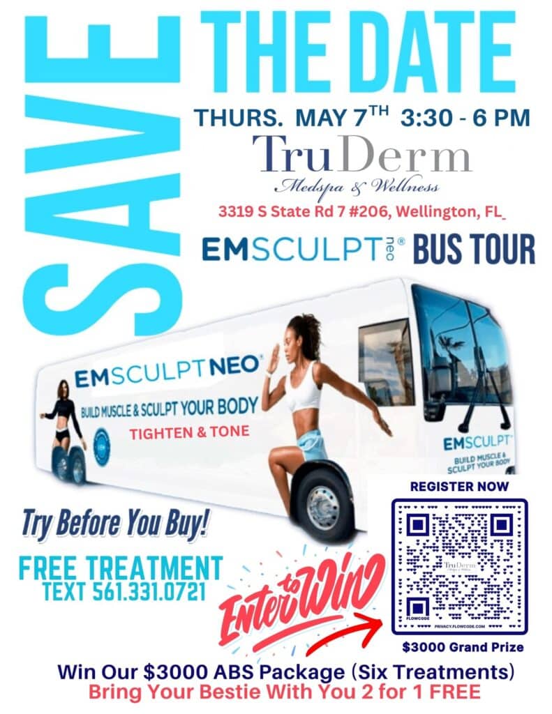 $3000 EMSCUPLT NEO GIVEAWAY WELLINGTON- Try EmSculpt Neo FOR FREE In Wellington May 7th, Win The $3000 Treatment Package