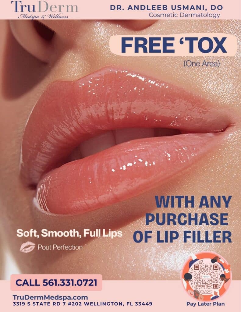 FREE BOTOX with lip filler purchase Wellington